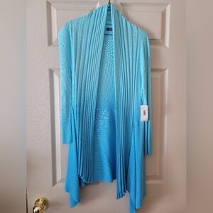 Tabi O/S Blue Ombre Ladies Cardigan